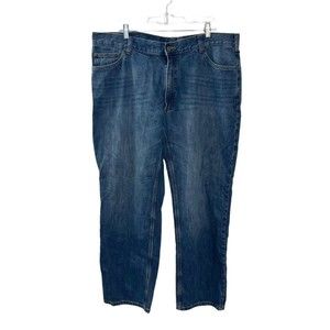 Carhartt Mens 42x32 Loose Fit Blue Denim Jeans